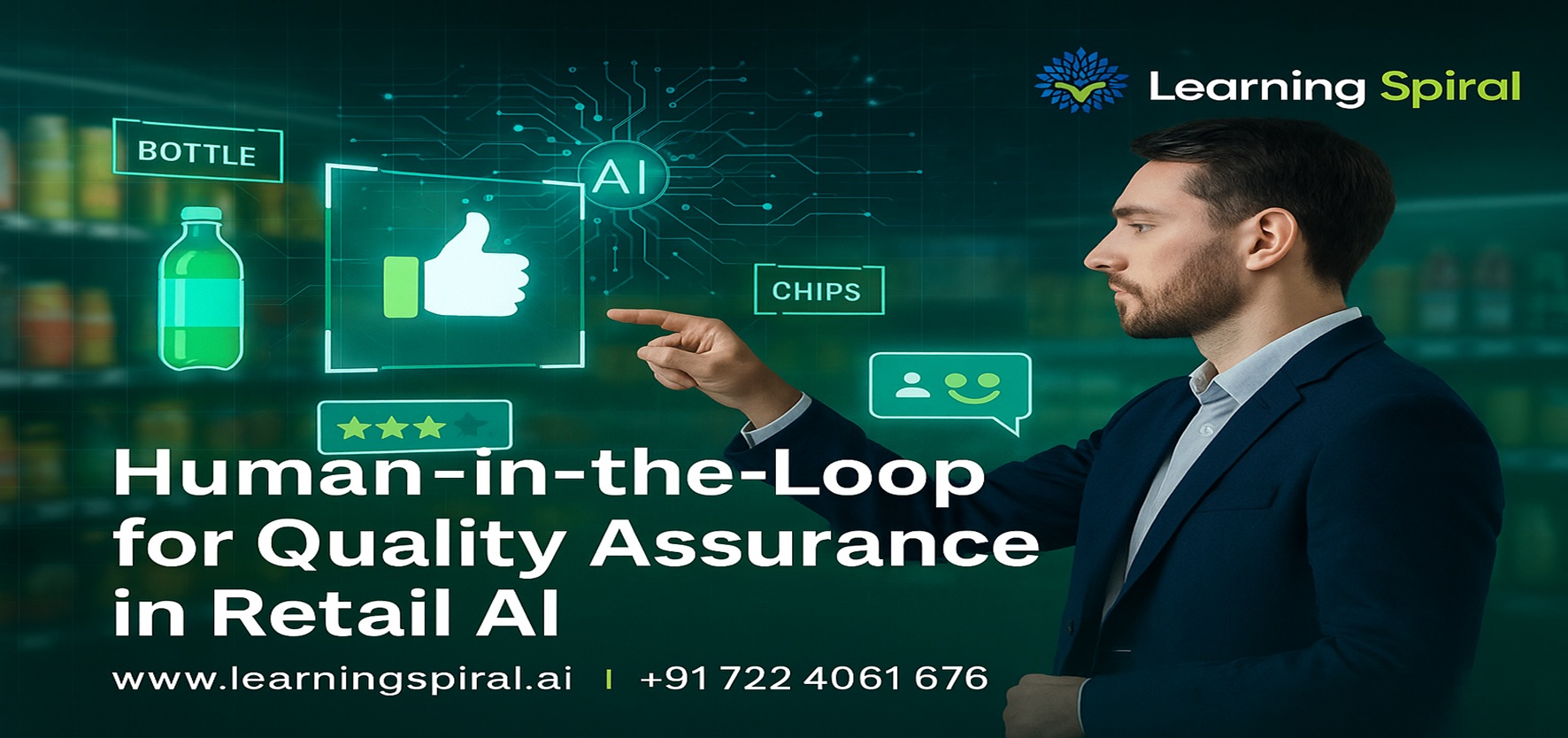Human-in-the-Loop for Quality Assurance in Retail AI