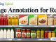 Image annotation for retail AI enabling product recognition and intelligent shelf monitoring.